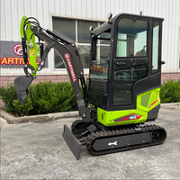 Livraison Gratuite Cartiwell Mini-Excavatrice la Plus Compacte, Machine de Terrassement à Chenilles à Prix Abordable, à Vendre