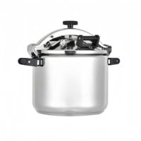 Cuisinière à pression commerciale grande capacité en acier inoxydable 18/10 anti-explosion