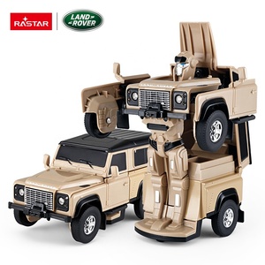 Rastar Kid Toy 1/32 Land Rover Defender con licencia de una tecla deformación coche juguetes transformación automática Robot modelo coche Diecast juguete - Product Image 4