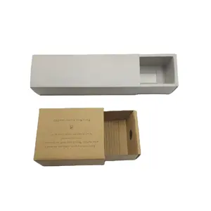 Bulk high quality custom Kraft paper drawer boxes gift packaging for small items