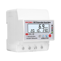 Compteur intelligent bidirectionnel DDS6619-WIFI PV 4P monophasé 100A réglable avec minuterie, contrôle à distance, protection VA pour solaire/réseau
