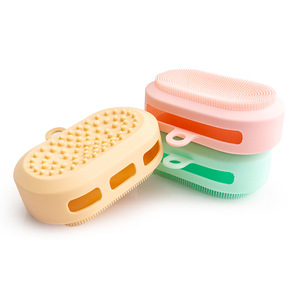 Brosse corporelle en silicone haut de gamme avec logo personnalisé, brosse à savon pour le nettoyage des mains et du visage, brosse démaquillante - Product Image 6