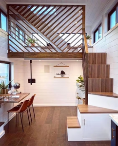 La Chine Design moderne maison de conteneur préfabriquée mobile sur roues capsule d'hiver Rv maison <span class=keywords><strong>caravane</strong></span> voyage remorque maison minuscule - Product Image 2