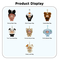 MM Suger Baby Animal Sac à casque en peluche, Pendentif, Boîte mystère, Série Fête Surprise, Jouet en peluche Kawaii, Ornement, Cadeau d'anniversaire pour fans