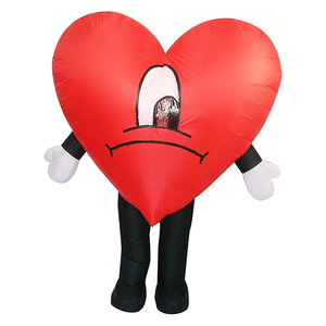 Costume gonflable Cœur Rouge pour la Saint-Valentin, Noël, Halloween, Fête costumée, Cosplay, Déguisement de mascotte, Combinaison gonflable - Product Image 2