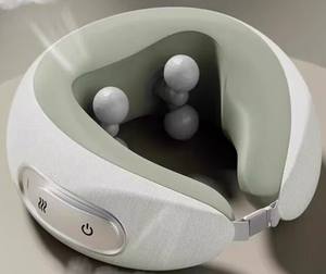 Healthpal Aquecimento Elétrico Atacado Contorno Dor Personalizado Chinês Memória Cervical Car <span class=keywords><strong>Neck</strong></span> Rest Pillow Massager para Alívio Da Dor - Product Image 1