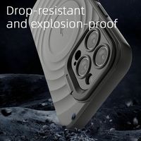 Étui de luxe au design nouveau pour iPhone 16/15/14 Pro Max - Support d'objectif, protection de l'appareil photo, coque magnétique