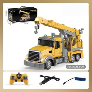 Excavadora de Juguete a Escala 1:24 con Cuerpo de Metal, Cabina Giratoria y Brazo Móvil, Función de Sígueme, Alcance de 10 m, Lista para Usar para Niños - Product Image 4