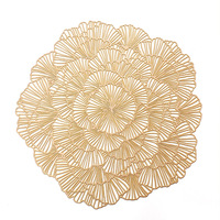 Nouveau dessous-de-plat isolant antidérapant anti-brûlure en PVC, style chinois, pour table à thé, tapis décoratif