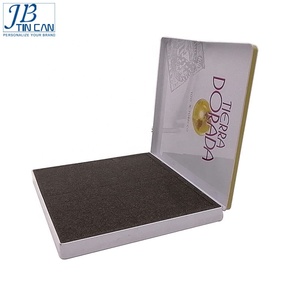 Nhà Cung Cấp Vàng Rỗng Hình Chữ Nhật Lớn <span class=keywords><strong>Fancy</strong></span> Gift Bao Bì Hộp Thiếc - Product Image 3