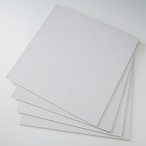 Giá rẻ giá chi phí thấp vật liệu trang trí 600*600 595*595 thạch cao gạch Trần - Product Image 5