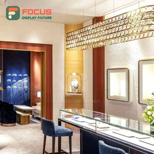 Vitrina de Madera de Lujo para Joyería, Exhibidor de Vidrio con Iluminación LED, Mueble de Exhibición de Alta Gama - Product Image 3