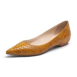 Newest Women's <b>Flats</b> <b>Pointed</b> <b>Toe</b> <b>Flats</b> Pumps Snakeskin Grain Print Loafers Walking Dress Office Classic Comfortable <b>Flats</b> - Product Image 2