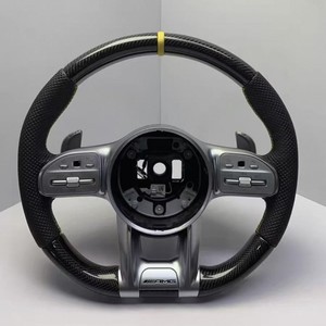 Volant en fibre de carbone personnalisé pour Mercedes <span class=keywords><strong>Maybach</strong></span> S580 <span class=keywords><strong>S560</strong></span> S600 Classe S W222 W223 Classe C Design sportif Haute qualité - Product Image 4
