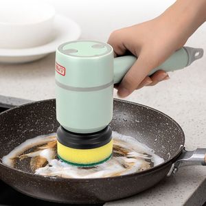Multi-Functional <strong>Electric</strong> <strong>Cleaning</strong> <strong>Brush</strong> for Kitchen &amp; Bathroom Handheld Plastic Shoes Scraper Packaged in Box - Product Image 3