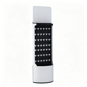 Adjustable Pegboard Makeup Display Stand Perforated Metal Panel with <b>Hooks</b> for Organizing Hair Brushes <b>Tools</b> & Cosmetics - Product Image 2