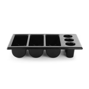 Contenedor para Cubiertos HENDI Negro 530x325x(H)105mm, Accesorios de Cocina - Product Image 1