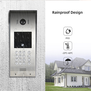 Bcomtech Door Phone Supplier Video Door Bell <strong>Intercom</strong> with Rain Cover for Multi Apartment Big Building Security <strong>System</strong> - Product Image 4