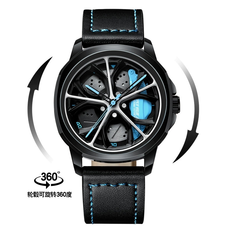 Leather Blue