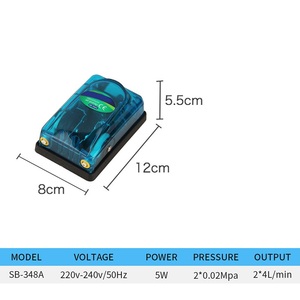Pompa per Ossigeno 3W 5W 0.02Mpa SB-248A SB-348A Sobo Silenziosa per Acquario Disponibile - Product Image 3