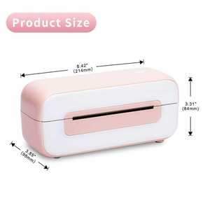 Phomemo PM246S มินิ impresora portatil เครื่องพิมพ์สติกเกอร์ไร้สายแบบพกพารูปแบบ<span class=keywords><strong>สี</strong></span>เครื่องพิมพ์ฉลากความร้อนใช้ในสำนักงาน - Product Image 6