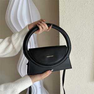 2024 Mới Cổ Điển Phong Cách Vai Duy Nhất Túi Crossbody Phụ Nữ Thích hợp Thiết Kế Logo Mô Hình Đơn Giản Túi Xách Kẹo Màu Dây Kéo Chuỗi - Product Image 2