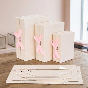Boîtes d'emballage cadeau de luxe avec logo estampé à chaud, à rabat magnétique, grandes, faites à la main, en papier couché, doublées d'éponge, pour perruques - Product Image 3