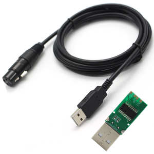 FTDI232 PL2303 CH340 CP2102 Câble audio USB A mâle vers XLR mâle - Product Image 1