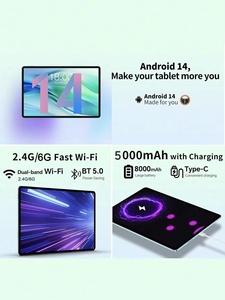 Tablet Android 12 <span class=keywords><strong>de</strong></span> 10 Pulgadas, Económica <span class=keywords><strong>de</strong></span> Fábrica, MT6750, 12+512GB, 4G, SIM, Wifi, para Ocio y Aprendizaje, Compatible con <span class=keywords><strong>Google</strong></span> - Product Image 4