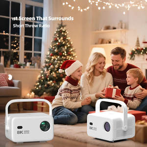 Mini projecteur vidéo intelligent Topleo pour la maison, portable, Android 14, cinéma 4K, home cinéma avec haut-parleur intégré, Wifi, projecteur LED - Product Image 6