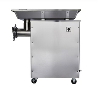 Machine à hacher la viande professionnelle robuste, grande hachoir à viande pour boucher, broyeur de viande et d'os, robot culinaire, hachoir à viande