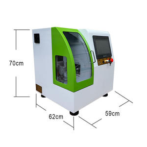 Ad alta efficienza 4 assi dentale <span class=keywords><strong>CAD</strong></span> <span class=keywords><strong>CAM</strong></span> <span class=keywords><strong>zirconia</strong></span> cera pmma peek legno secco fresatrice per restauri come ponti corona - Product Image 5