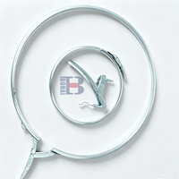 Anneau de serrage pour raccord de moulin à farine, embout plaqué, raccords durables, anneau de verrouillage de tambour
