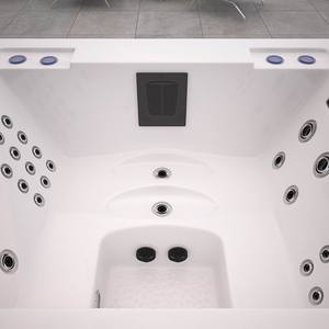 Acrylique de luxe 4 personnes Balboa Hottub Spa extérieur moderne pour Jacuzzis Bain à remous Sexy Hydro Massage Whirlpool Spa extérieur Jacuzzis - Product Image 3