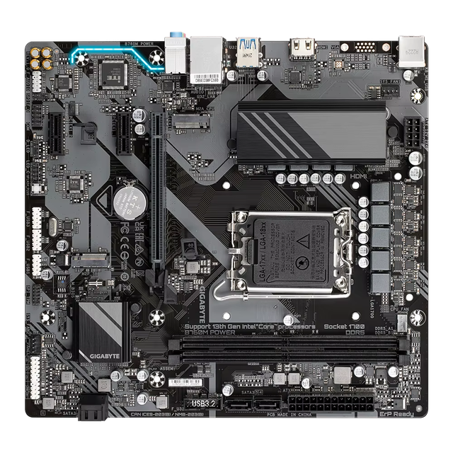 Gigabyte B760M POWER DDR4 / DDR5, New Release Desktop Motherboard