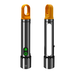 Cross Border Outdoor Camping Multi Functional Led Zoom <b>Flashlight</b> With Hook White Laser High Intensity <b>Rechargeable</b> Battery - Product Image 2