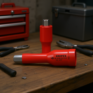 Knipex <b>Socket</b> Wrench 6mm 1000V Insulated For Hexagon <b>Socket</b> <b>Screws</b> - Product Image 3