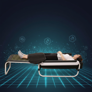 Lit <span class=keywords><strong>de</strong></span> massage thérapeutique en jade chauffant, fabrication chinoise directe d'usine, lit <span class=keywords><strong>de</strong></span> relaxation chauffant pour soins <span class=keywords><strong>de</strong></span> santé V6, vente en gros - Product Image 2