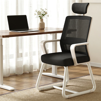 Chaise de bureau ergonomique à prix abordable pour la maison et le bureau, chaise de réunion à dossier haut pour salle d'attente