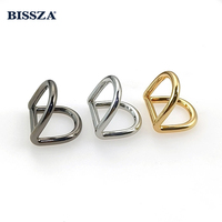 Boucles de ceinture personnalisées haut de gamme à double anneau en D, boucle en forme de D, quincaillerie pour femmes, pour sac en cuir, pièces spéciales pour sac, accessoires