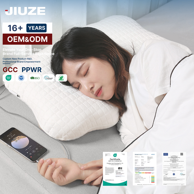 Smart Snore App Control Smart Heating Pillow Sleeping Monitoring Comfort Airplane Smart Pillow