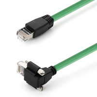 Câble Ethernet industriel plat Cat6 double blindage haute flexibilité pour chaîne de traînage de robot compact 1M