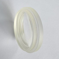 BK7 Optical Step Plano Convex Lens With 38Mm Outer Diameter 33Mm Inner Diameter 6Mm Edge Thickness for Measuring Instrument
