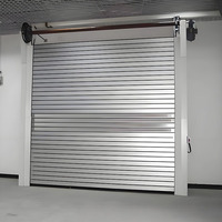 Portes à enroulement automatiques en acier galvanisé, résistantes au feu, ouverture latérale électrique, protection contre le feu 3 heures, insonorisées, industrielles