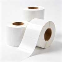 Étiquettes personnalisées Haoxuan en PP blanc, autocollants adhésifs en film brillant imperméable, impression durable pour l'emballage des produits