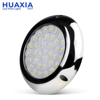 Lampes marines en acier inoxydable 316, éclairage LED pour bateaux et yachts, navigation, étanche IP68, lumière LED sous-marine 36W pour piscine