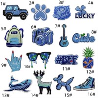 Écussons brodés personnalisés motif chat de dessin animé, fabricant OEM ODM pour vêtements streetwear, sacs et chapeaux