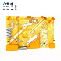 Jeux interactifs de tubes de balle pour murs scientifiques, équipement de salle sensorielle, panneau mécanique, aire de jeux intérieure certifiée ASTM pour enfants