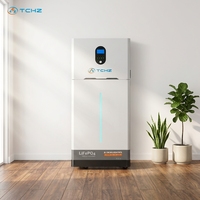 Convertisseur solaire 6,5 kW 16 kWh 48 Vcc 220 Vca avec batterie au lithium et MPPT, système d'énergie solaire tout-en-un IP65 pour usage résidentiel