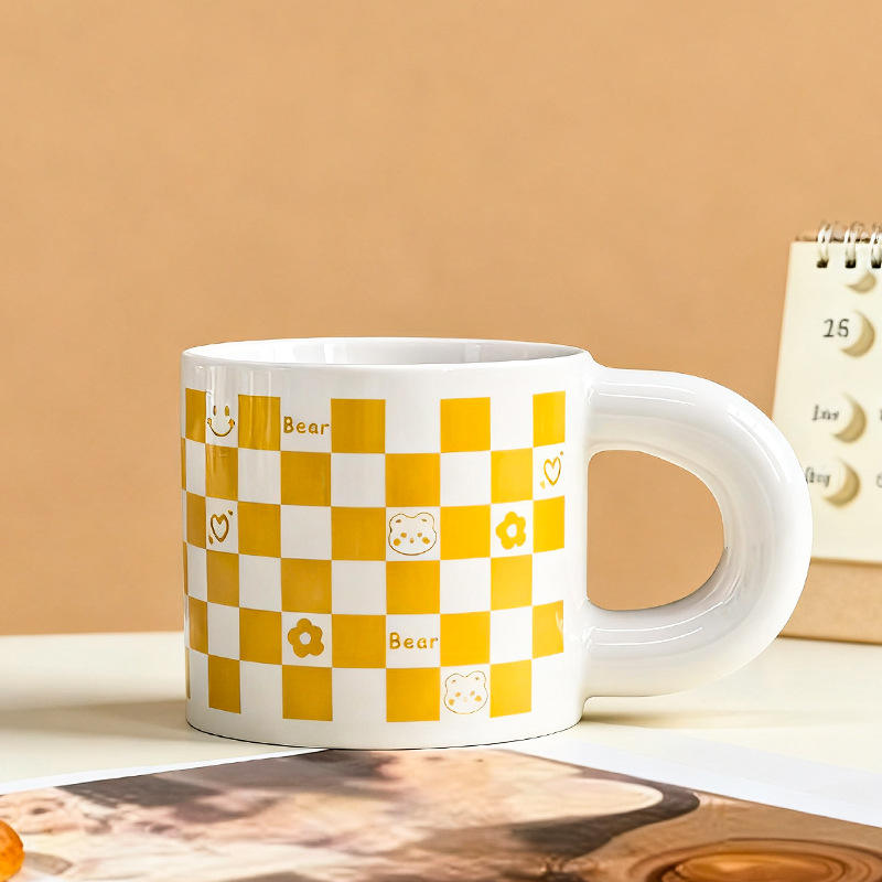 Yellow checkerboard